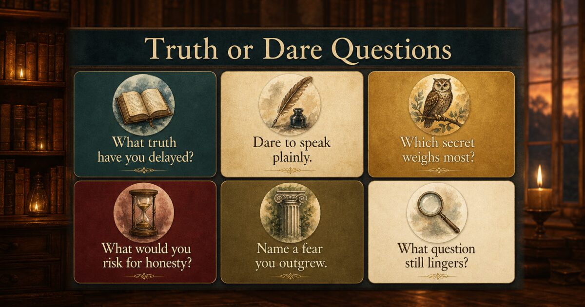 50 Best Truth or Dare Questions quotes for Deep Connections